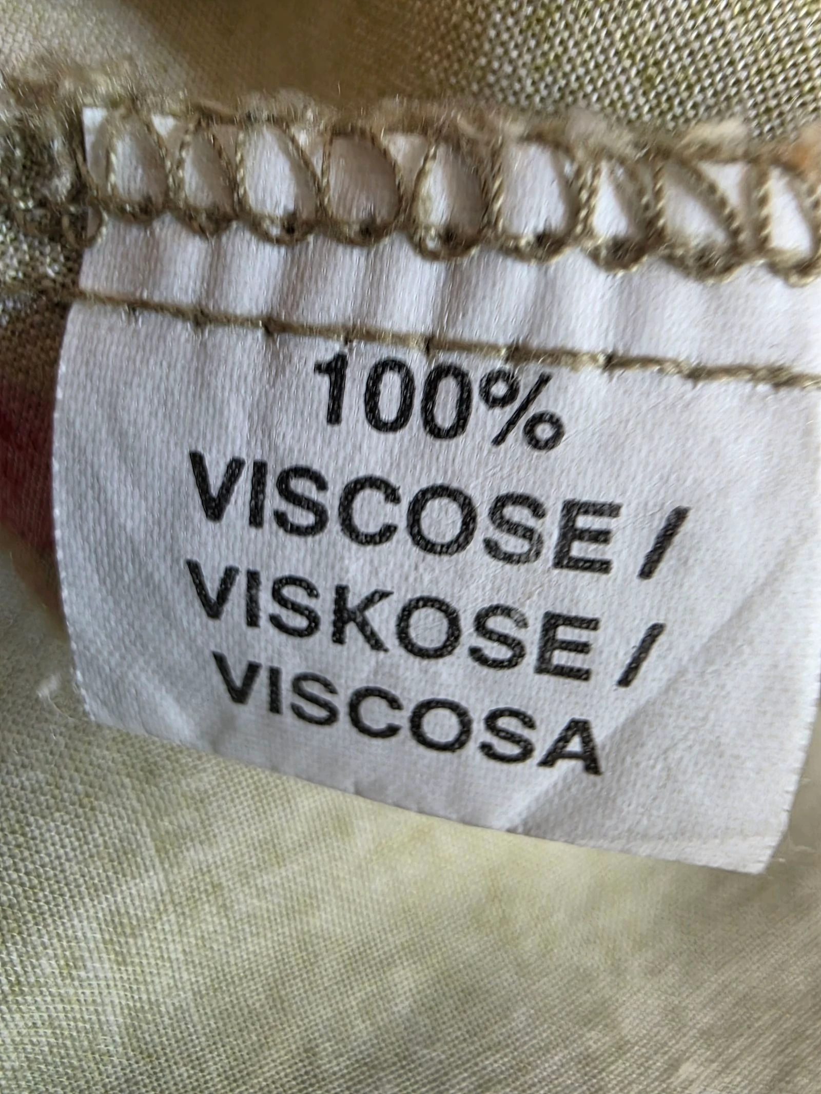 Vestido longo com estampa tropical vintage dos anos 90 tamanho 34/36 – photo 6